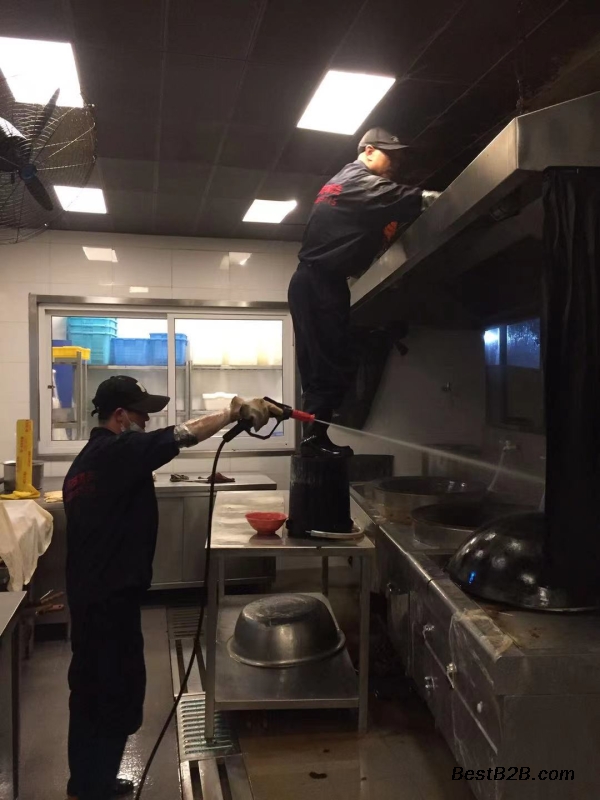 上海松江区新松江路商用油烟机、风机净化器及抽油烟机专业清洗服务解析